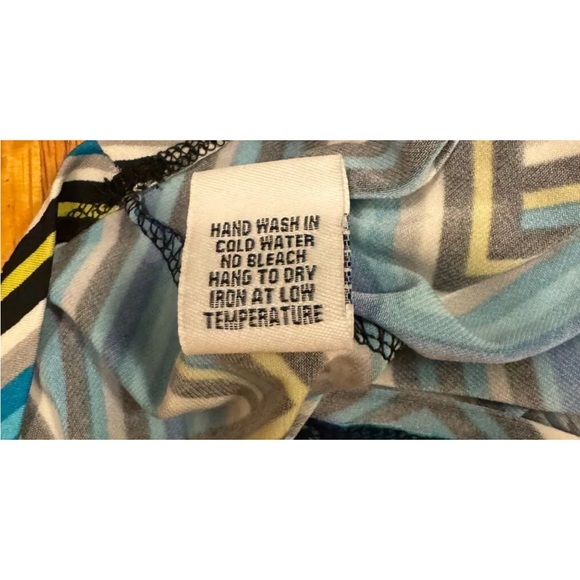 Jules & Leopold Women Blue Sleeveless Blouse Large - Picture 7 of 7